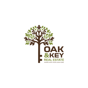 Logo Design by Bushra141 for Oak and Key Real Estate  | Design: #36067809