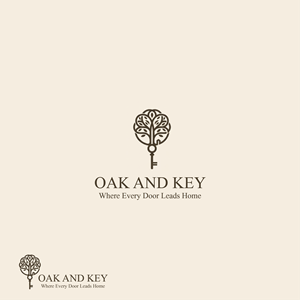 Logo Design by Bushra141 for Oak and Key Real Estate  | Design: #36073815