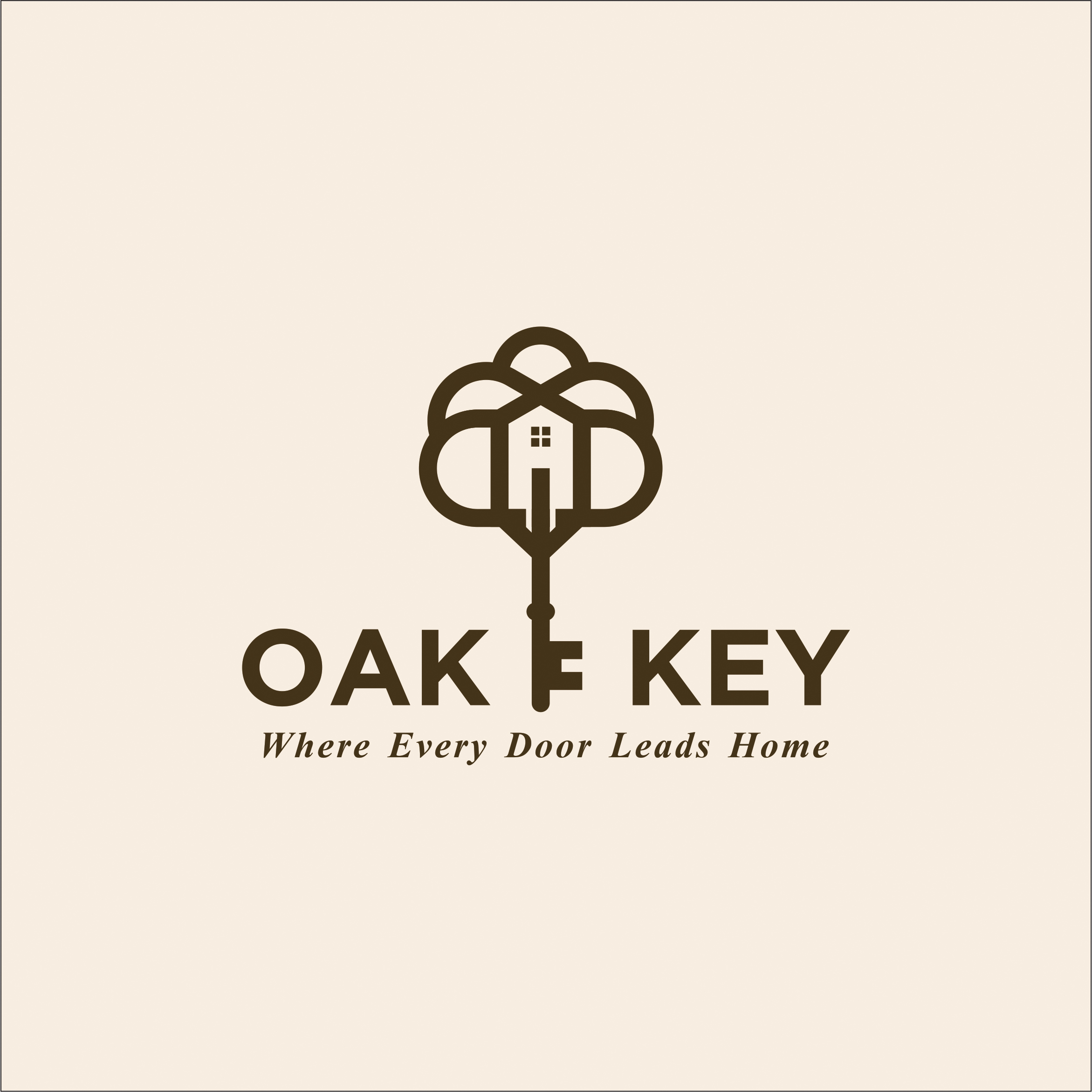 Logo Design by triadicart for Oak and Key Real Estate  | Design #36073089