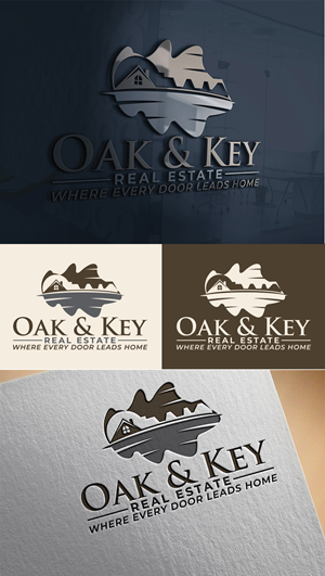 Diseño de Logo por Imran_me para Oak and Key Real Estate  | Diseño: #36068849