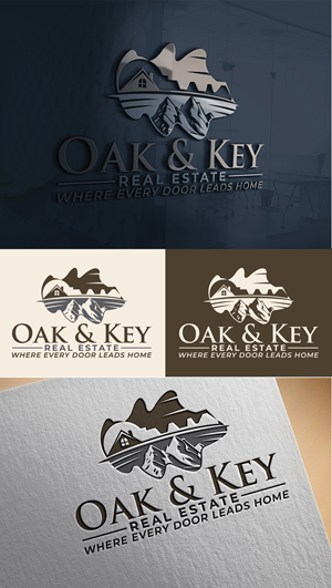 Diseño de Logo por Imran_me para Oak and Key Real Estate  | Diseño: #36068934