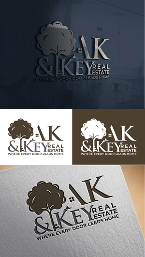 Diseño de Logo por Imran_me para Oak and Key Real Estate  | Diseño: #36072155