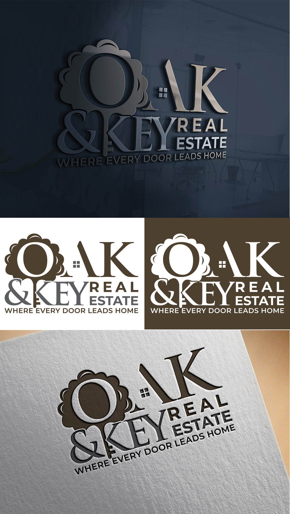 Design de Logo par Imran_me pour Oak and Key Real Estate  | Design #36072176