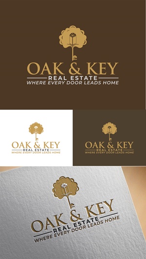 Diseño de Logo por Imran_me para Oak and Key Real Estate  | Diseño: #36074213