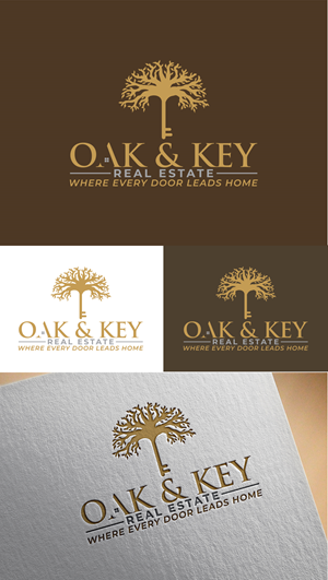 Diseño de Logo por Imran_me para Oak and Key Real Estate  | Diseño: #36075907