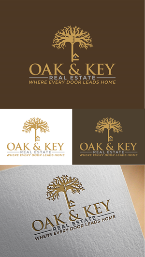 Diseño de Logo por Imran_me para Oak and Key Real Estate  | Diseño: #36075918