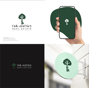 Logo Design by saifysyed Studio for Oak and Key Real Estate  | Design: #36086420
