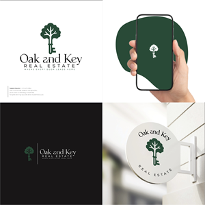 Logo Design by saifysyed Studio for Oak and Key Real Estate  | Design: #36086441