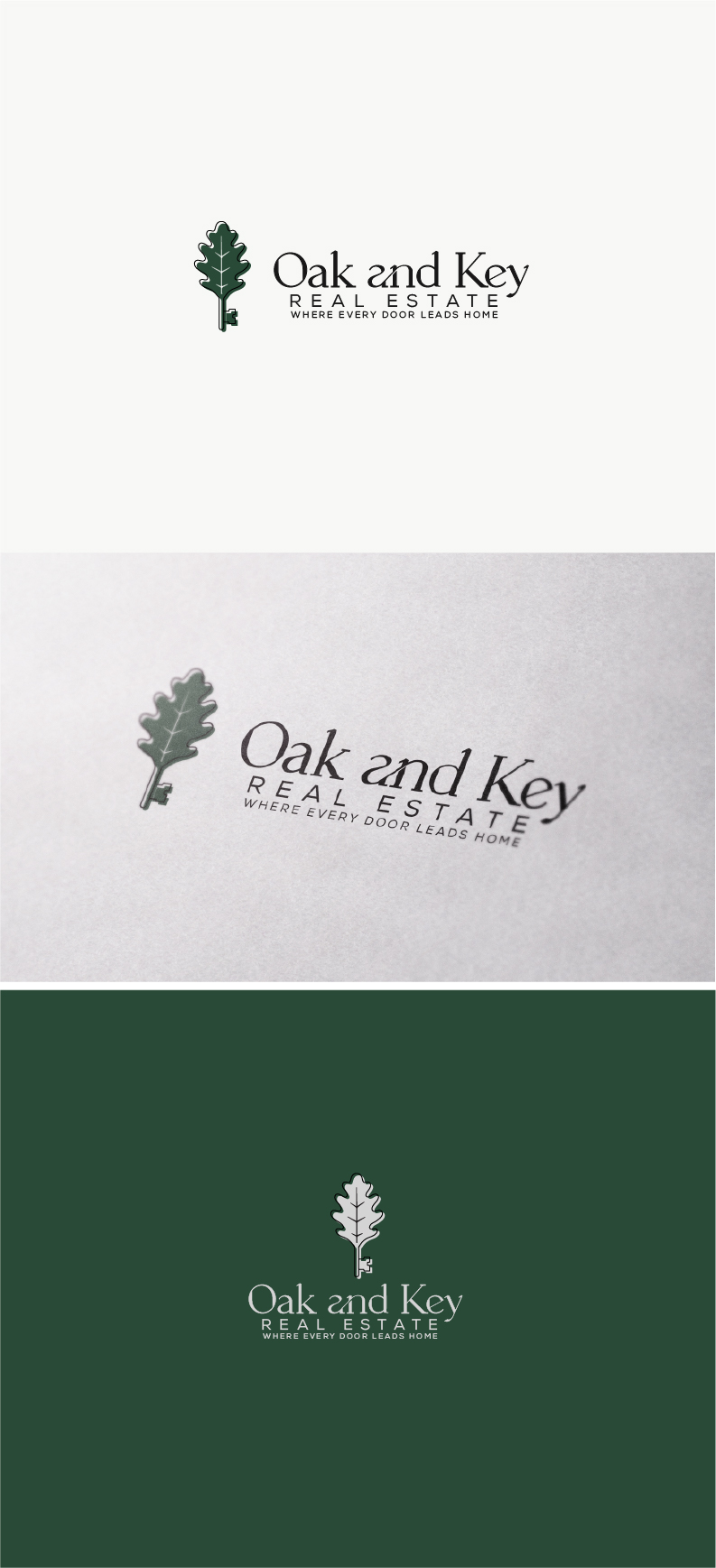 Logo Design by saifysyed Studio for Oak and Key Real Estate  | Design #36095642