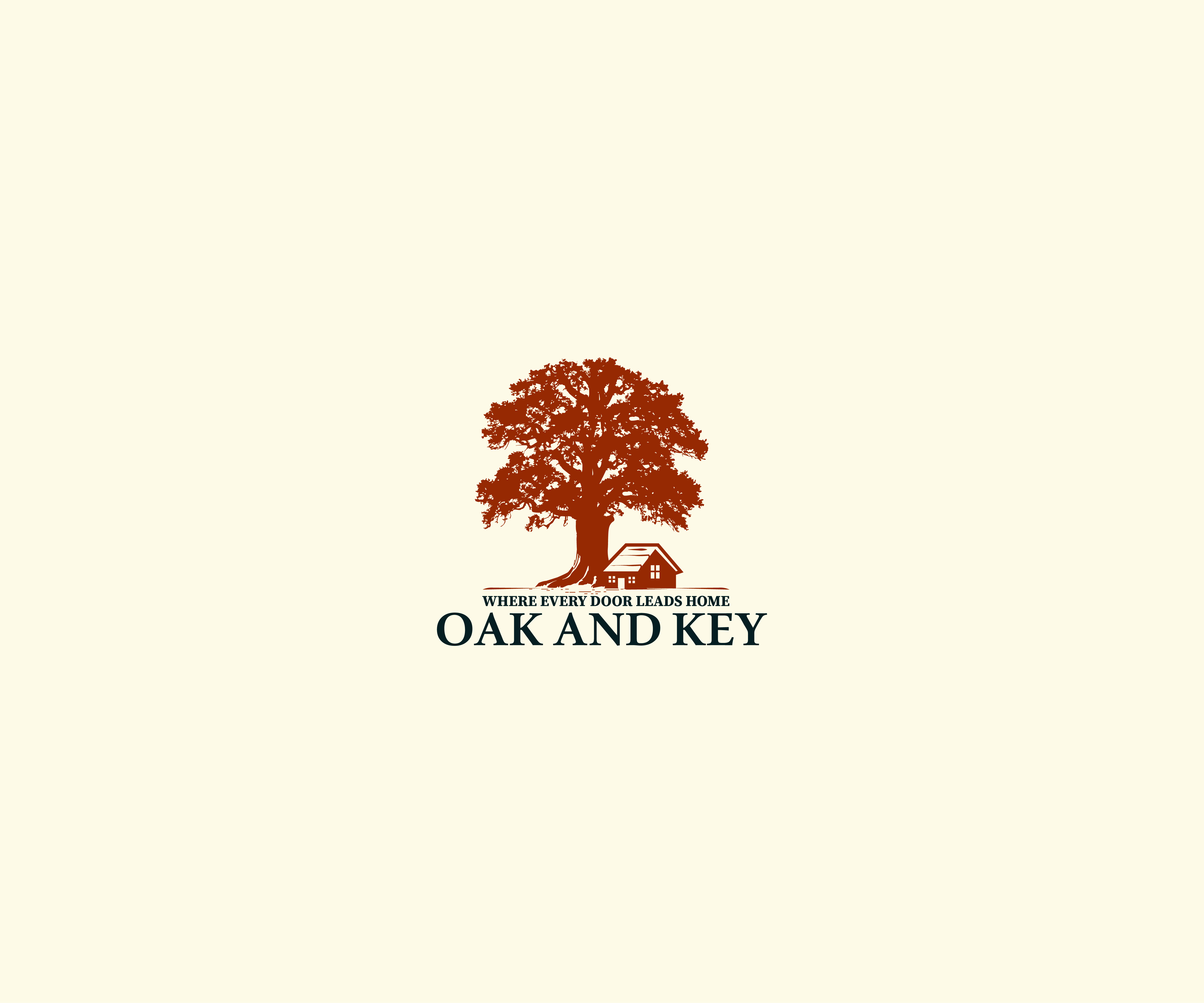 Logo Design by MDH TECH for Oak and Key Real Estate  | Design #36071746