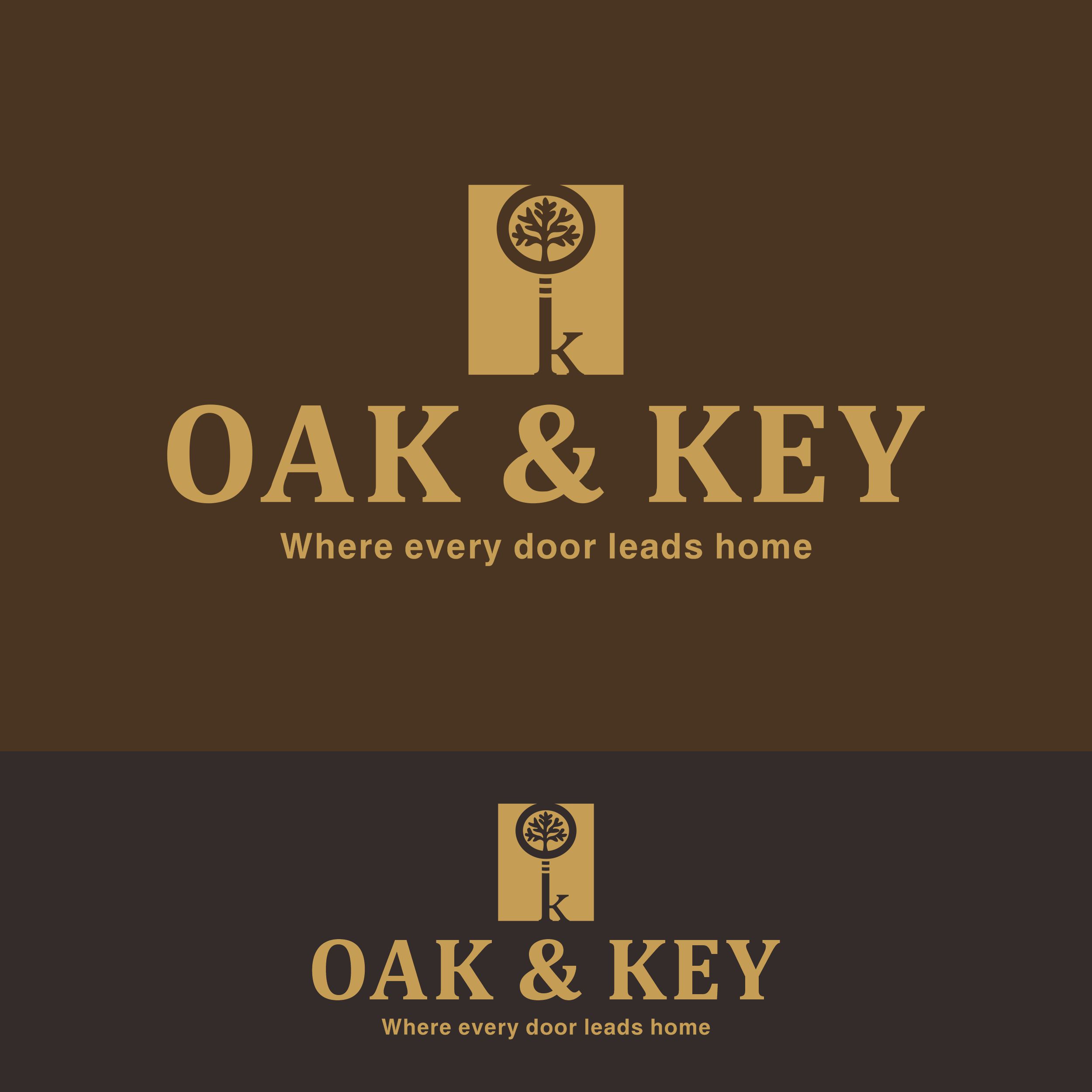 Logo-Design von bagusriyadiyanto1981 für Oak and Key Real Estate  | Design #36088218