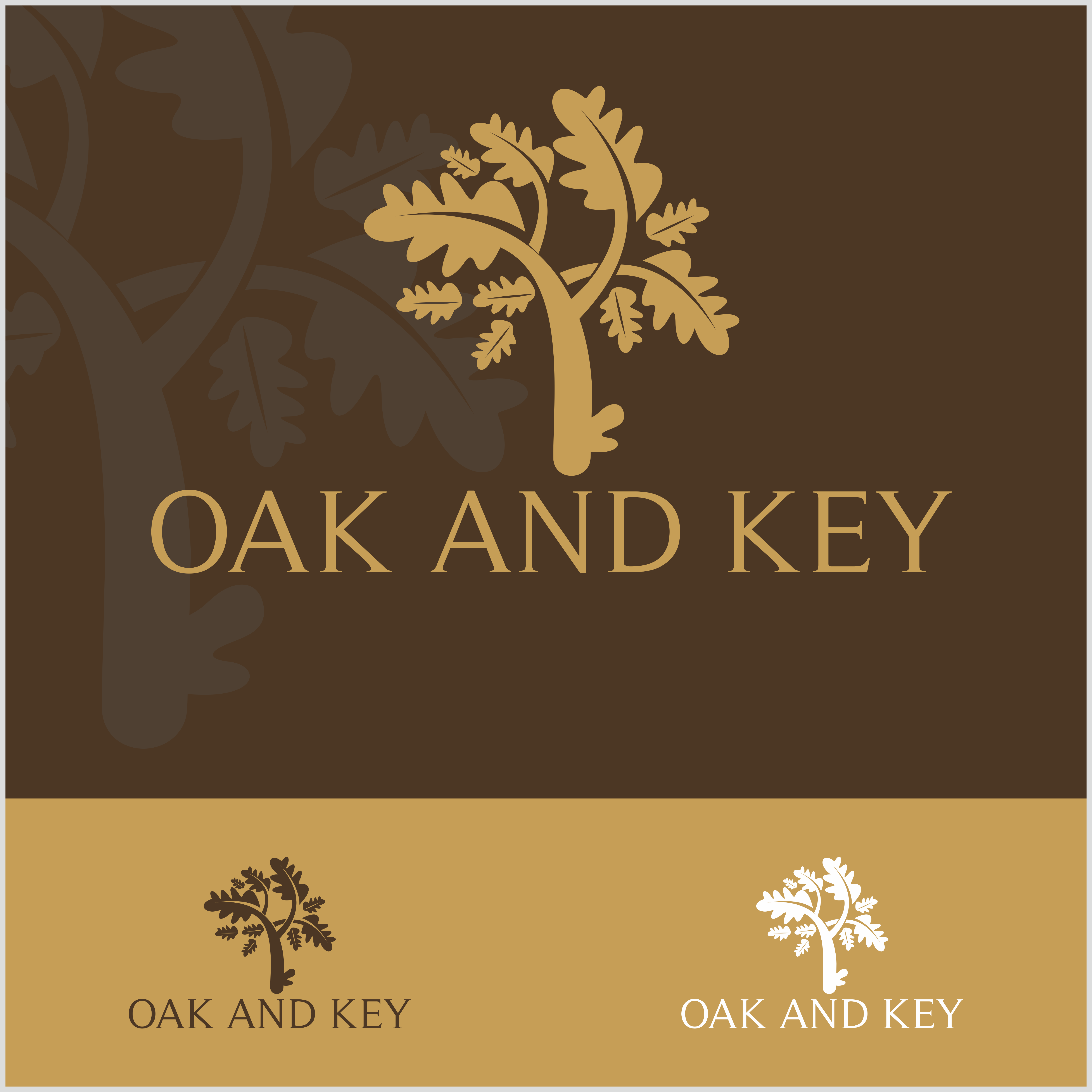 Logo Design by jagattok for Oak and Key Real Estate  | Design #36080162