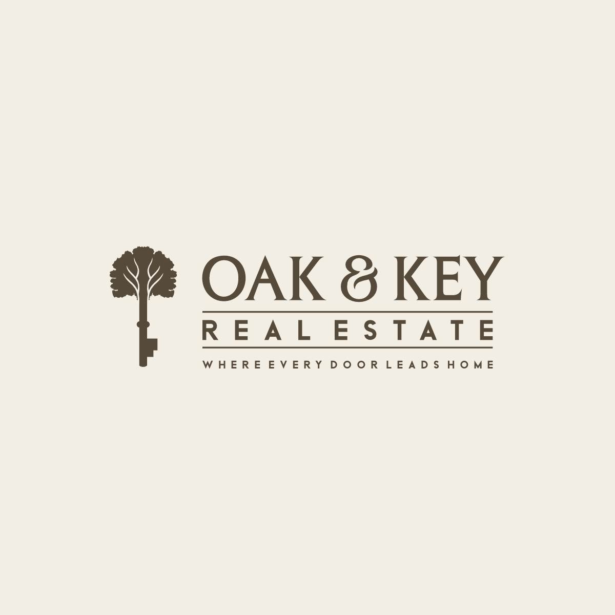 Design de Logo par Ashani Bhattacharya pour Oak and Key Real Estate  | Design #36070042