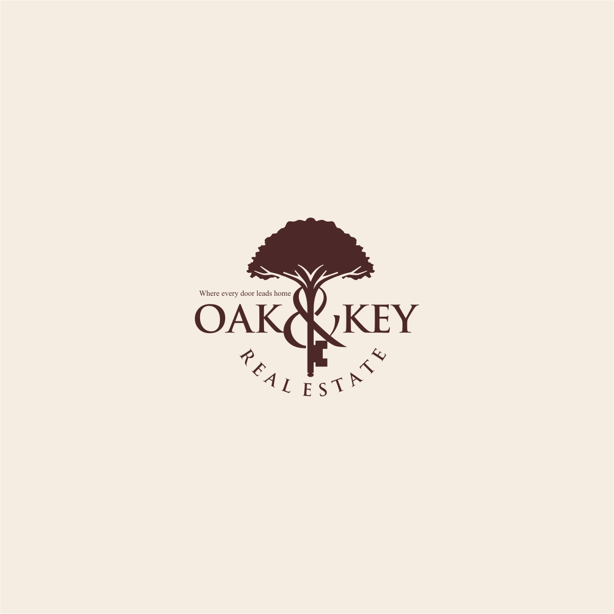 Logo Design by MAhi2014 for Oak and Key Real Estate  | Design #36069649