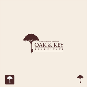 Diseño de Logo por MAhi2014 para Oak and Key Real Estate  | Diseño: #36088523