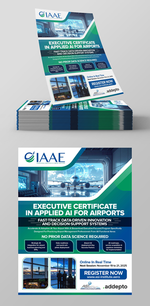 Flyer Design by Toqeer Hussain for Aviation Strategies International | Design #36089484