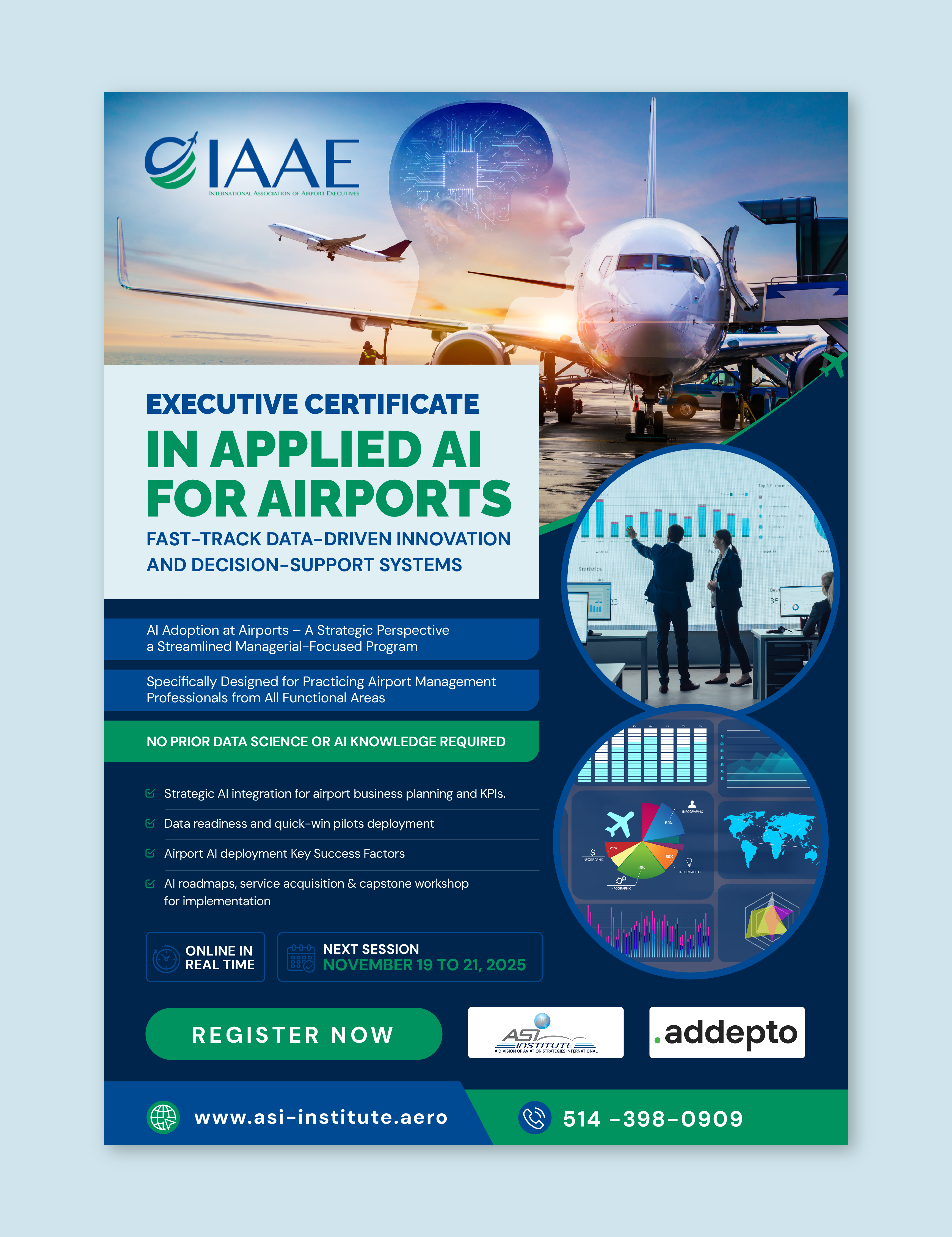 Flyer Design by CRE.TIVE for Aviation Strategies International | Design #36084519