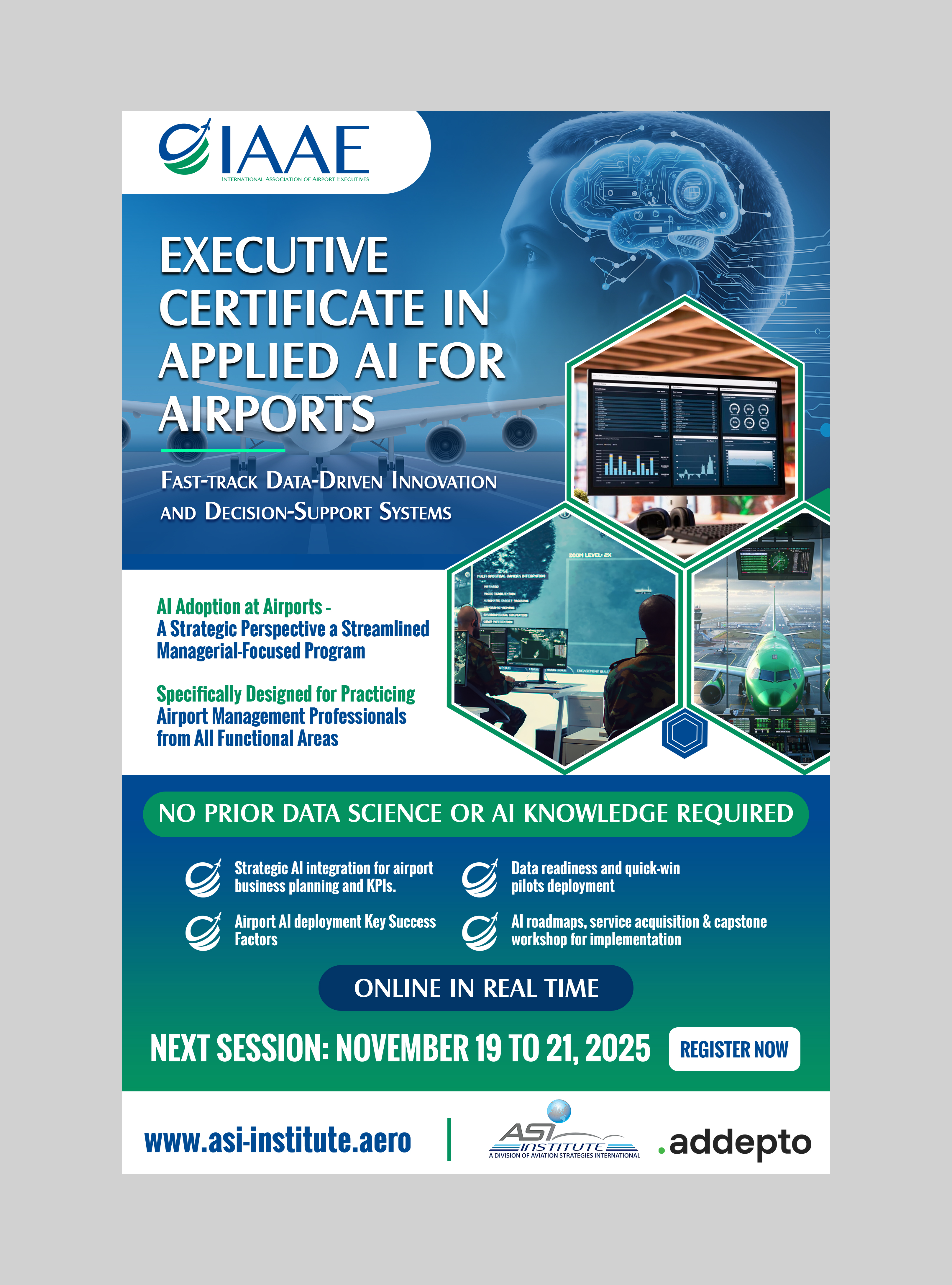 Flyer Design by Creations Box 2015 for Aviation Strategies International | Design #36088850