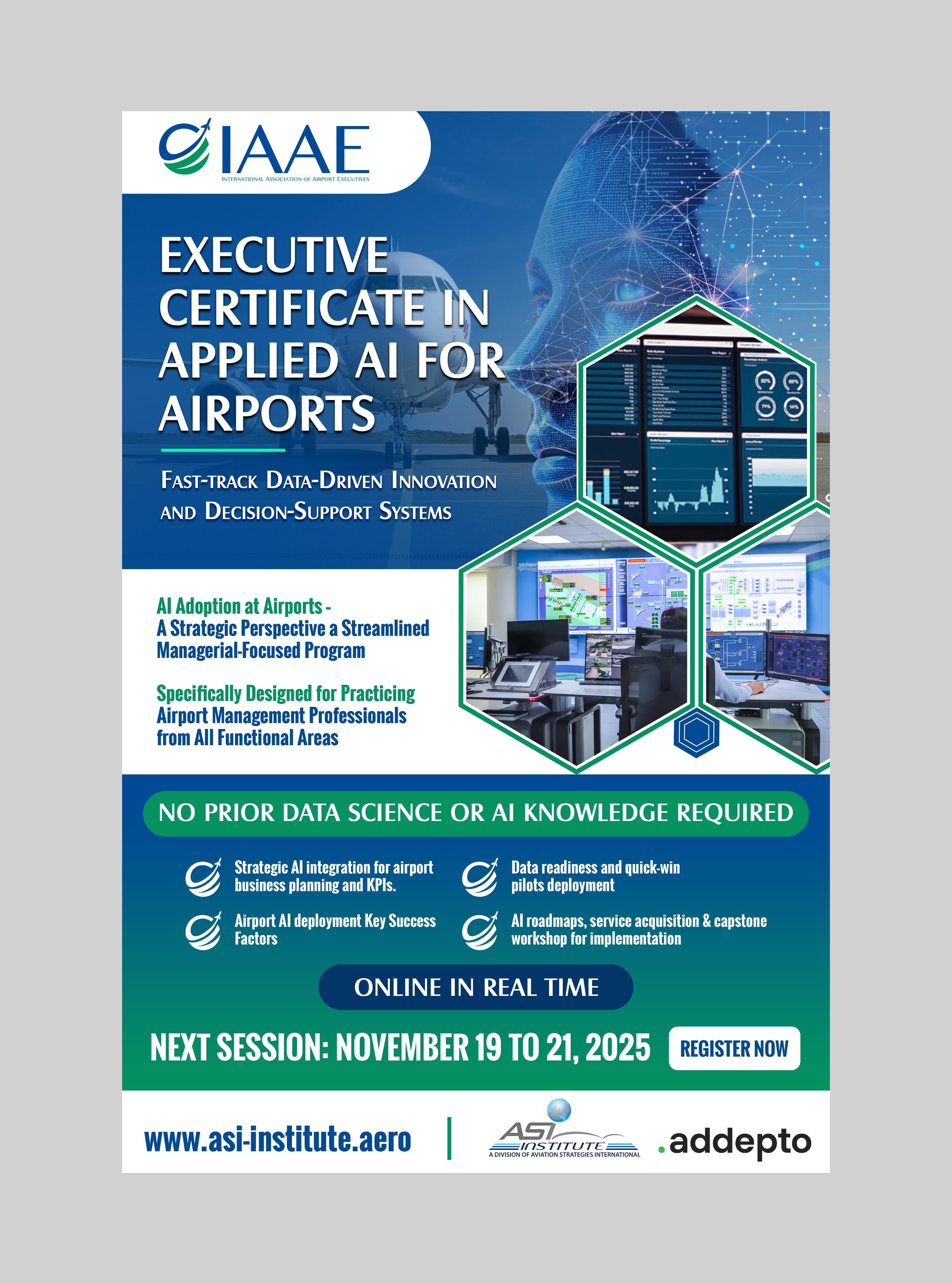 Design de Flyer par Creations Box 2015 pour Aviation Strategies International | Design #36088853