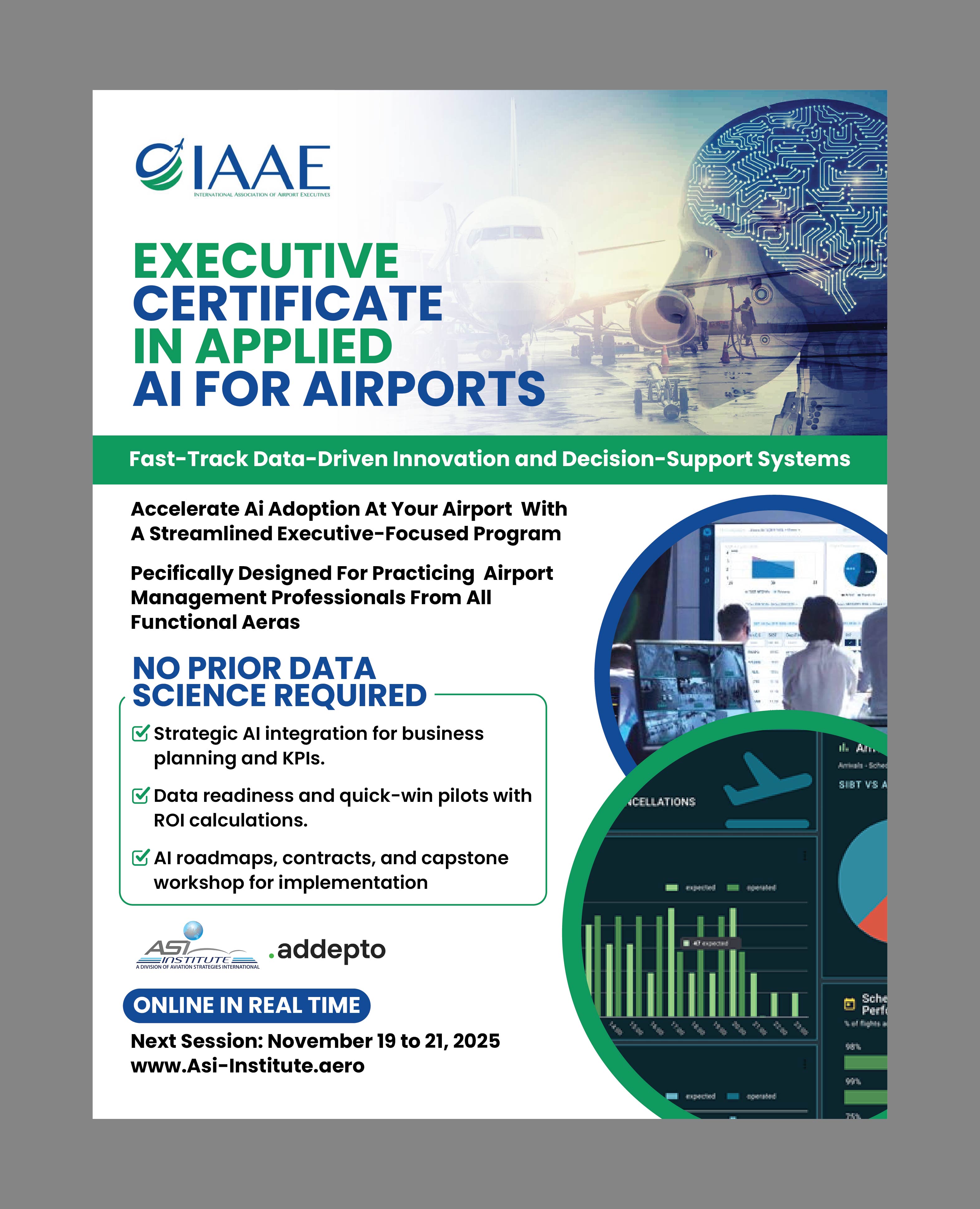 Flyer Design by 3Guys for Aviation Strategies International | Design #36075919