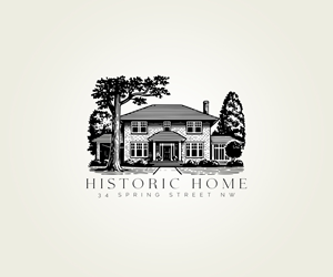 Historic Home Logo Design