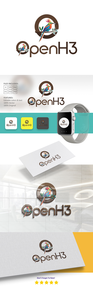 Logo-Design von VectorForge für openH3 GmbH | Design: #36092293