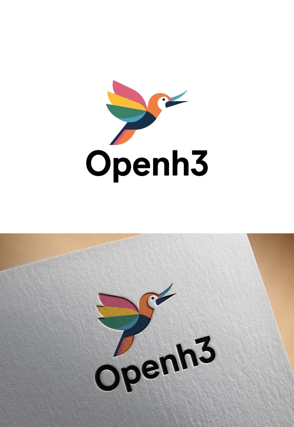 Logo Design by KING JM for openH3 GmbH | Design #36105095