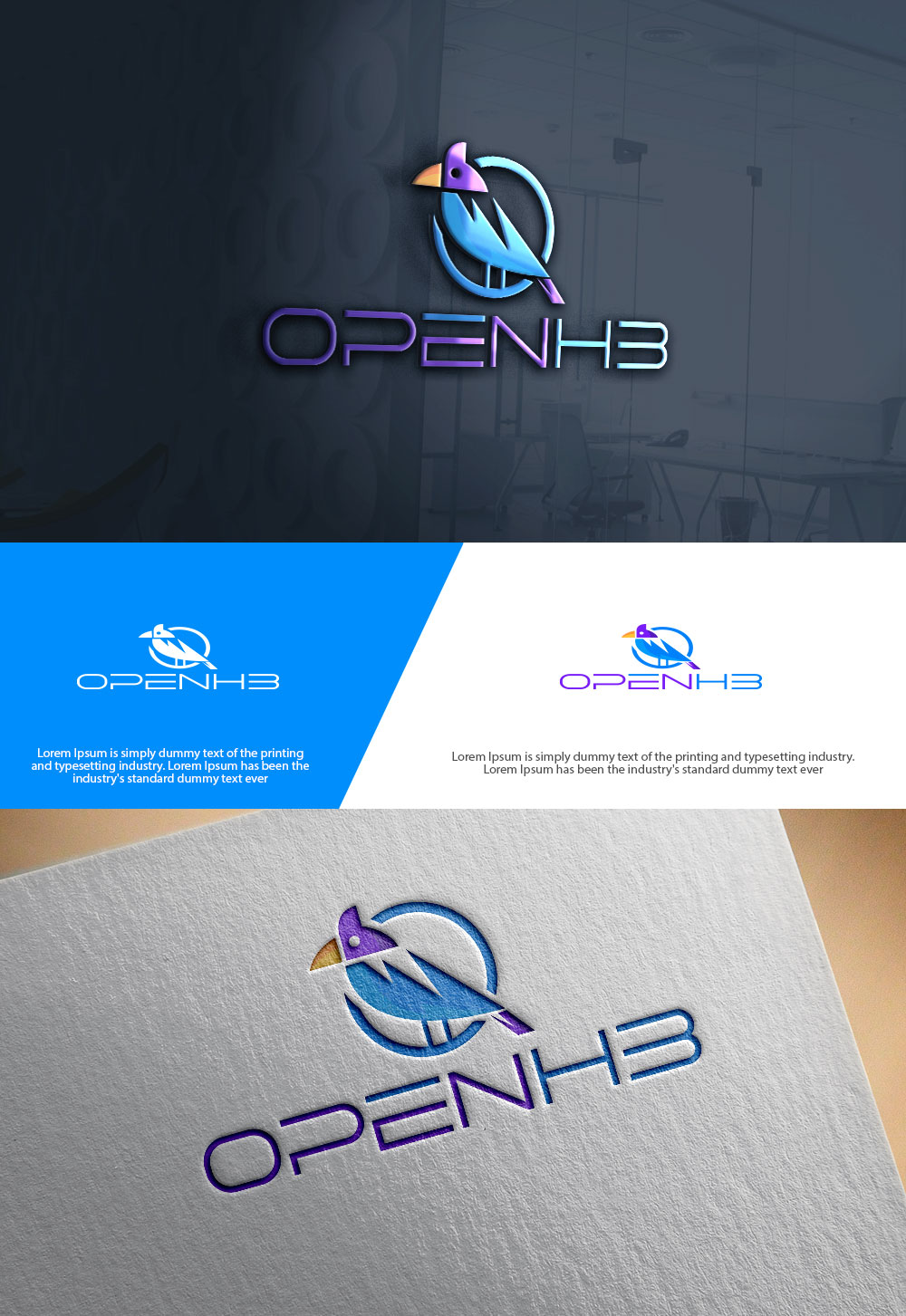 Design de Logo par sulemani  creation pour openH3 GmbH | Design #36090499