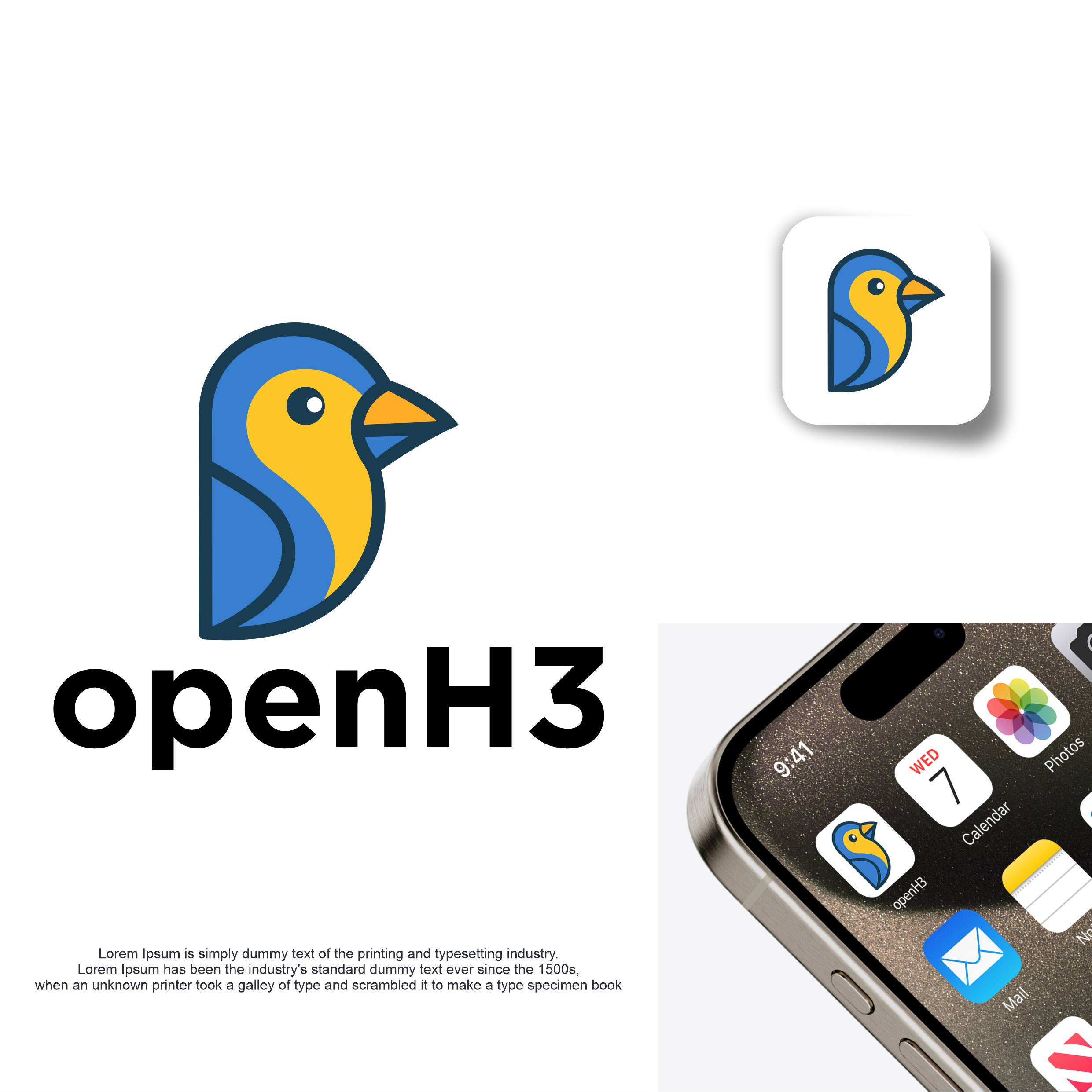 Logo Design by Abigaill_design for openH3 GmbH | Design #36099869