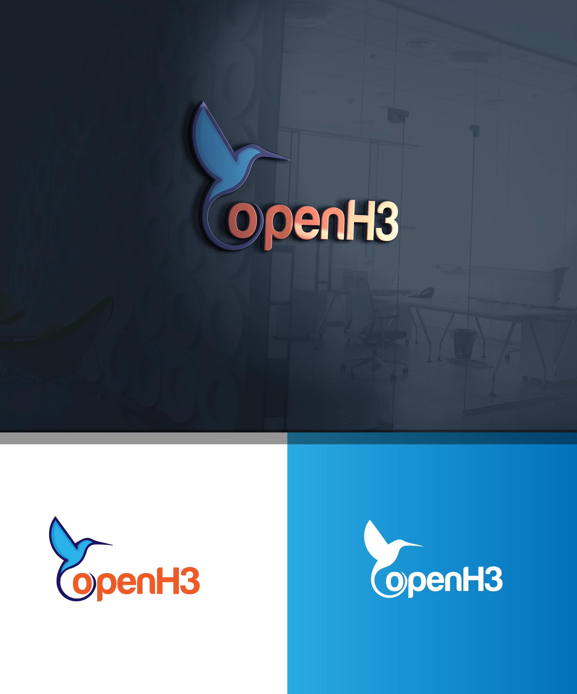Logo Design by shahalam1957 for openH3 GmbH | Design #36106615