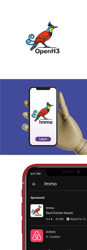 Logo Design by Magdi Bayomi for openH3 GmbH | Design: #36132153