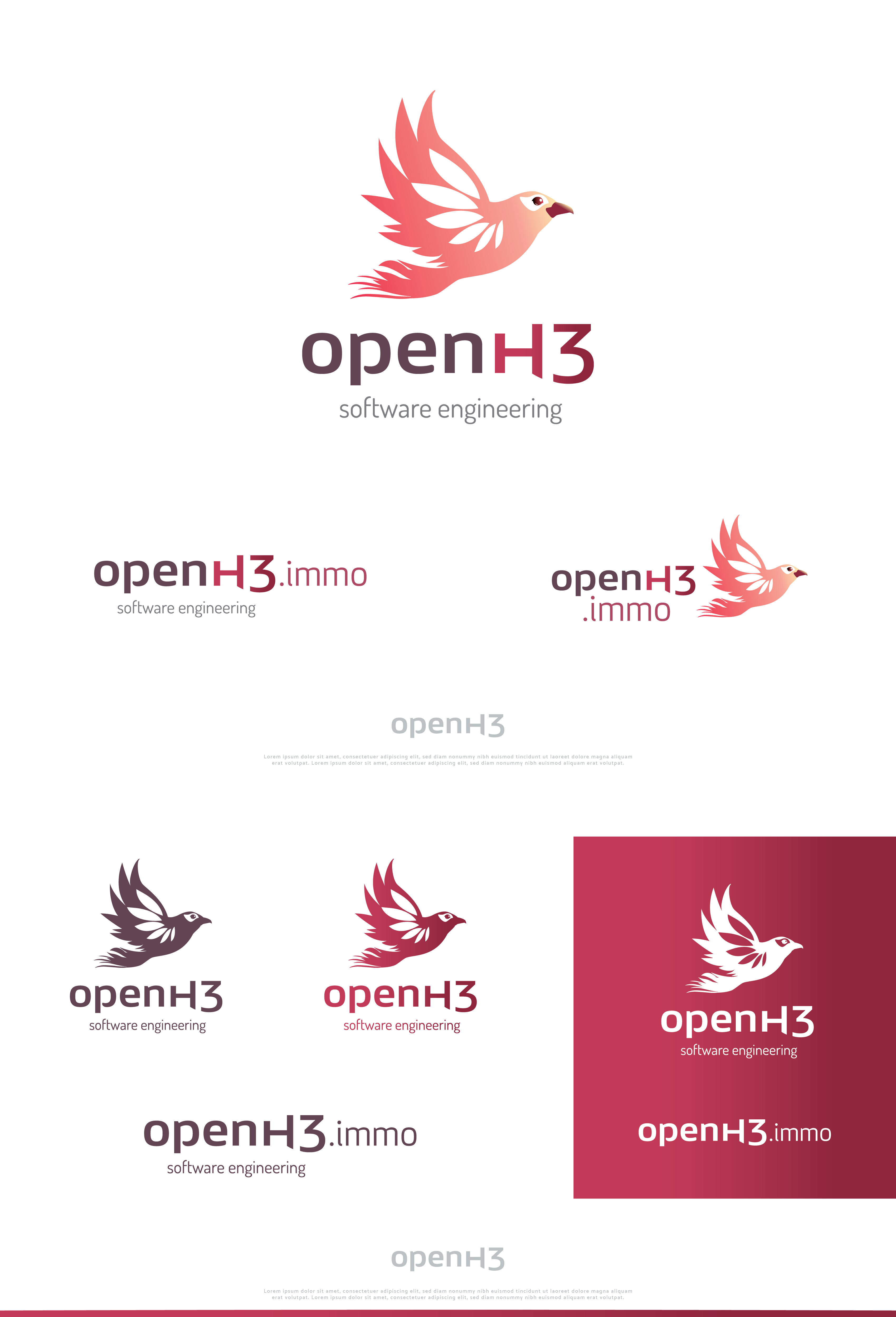 Logo-Design von Gabriel T. Marques für openH3 GmbH | Design #36106750