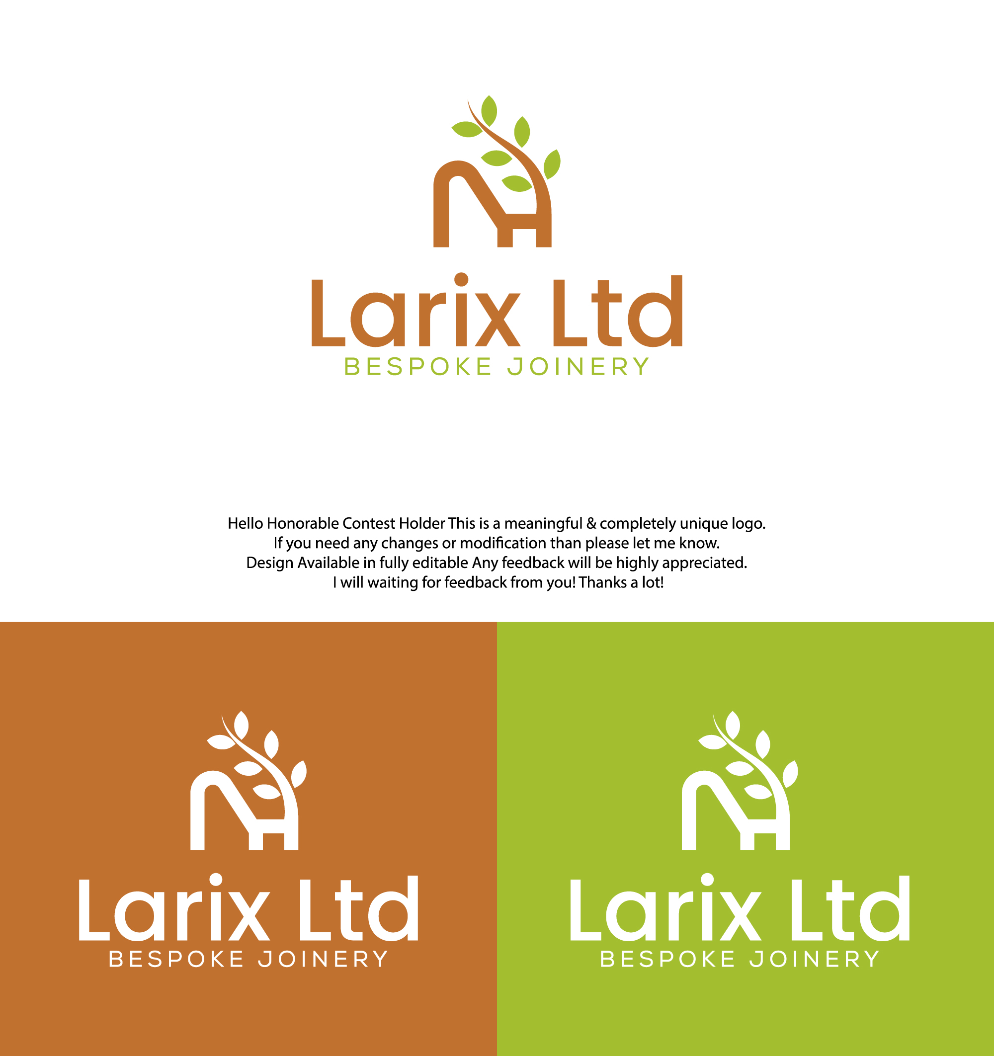 Logo-Design von Designerrasedul für Larix Ltd | Design #36127653