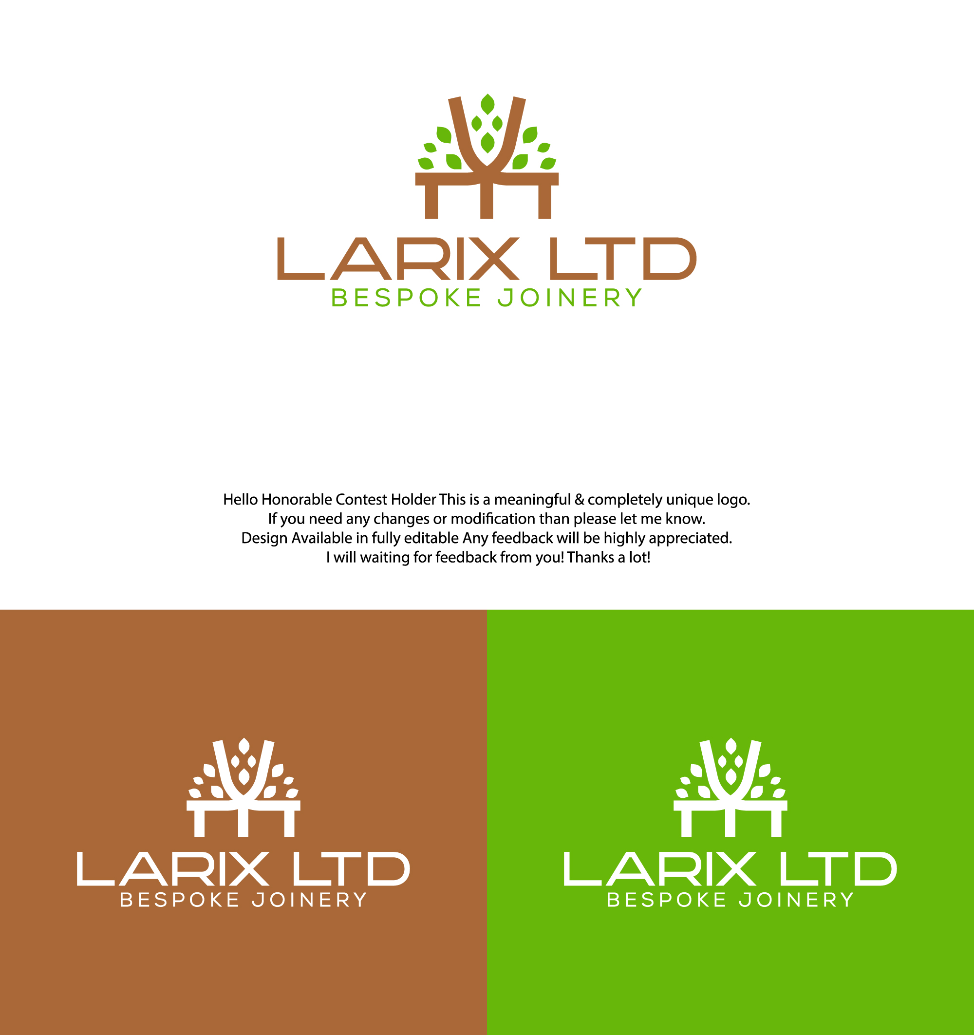 Logo Design by Designerrasedul for Larix Ltd | Design #36127693