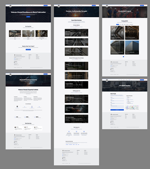 Web Design by Amer Flehan for All American Ironworks and Ornamental Metals LLC | Design #36098626