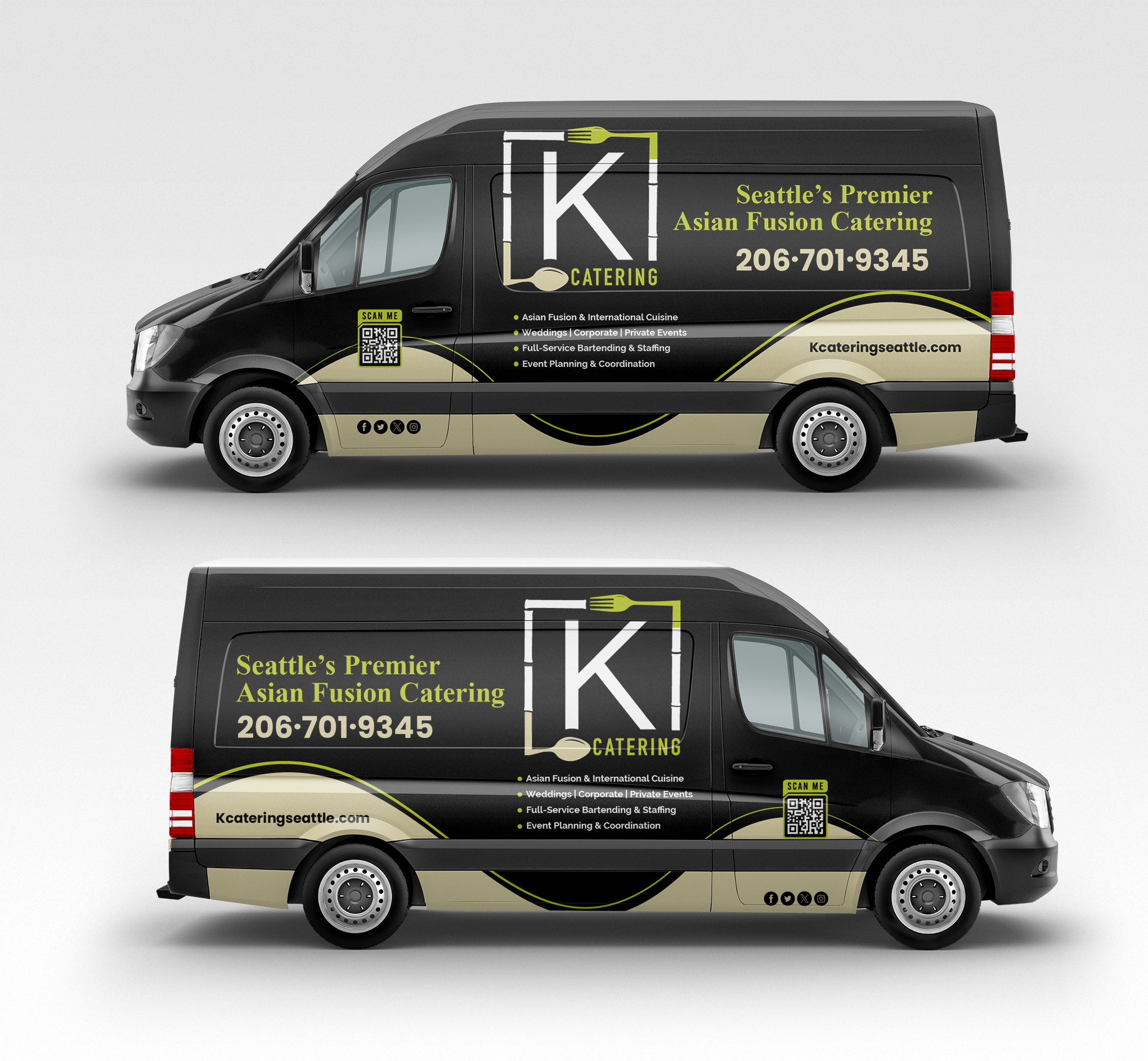 Design de Covering de Véhicule par WrapTonic24 pour K Catering | Design #36135052