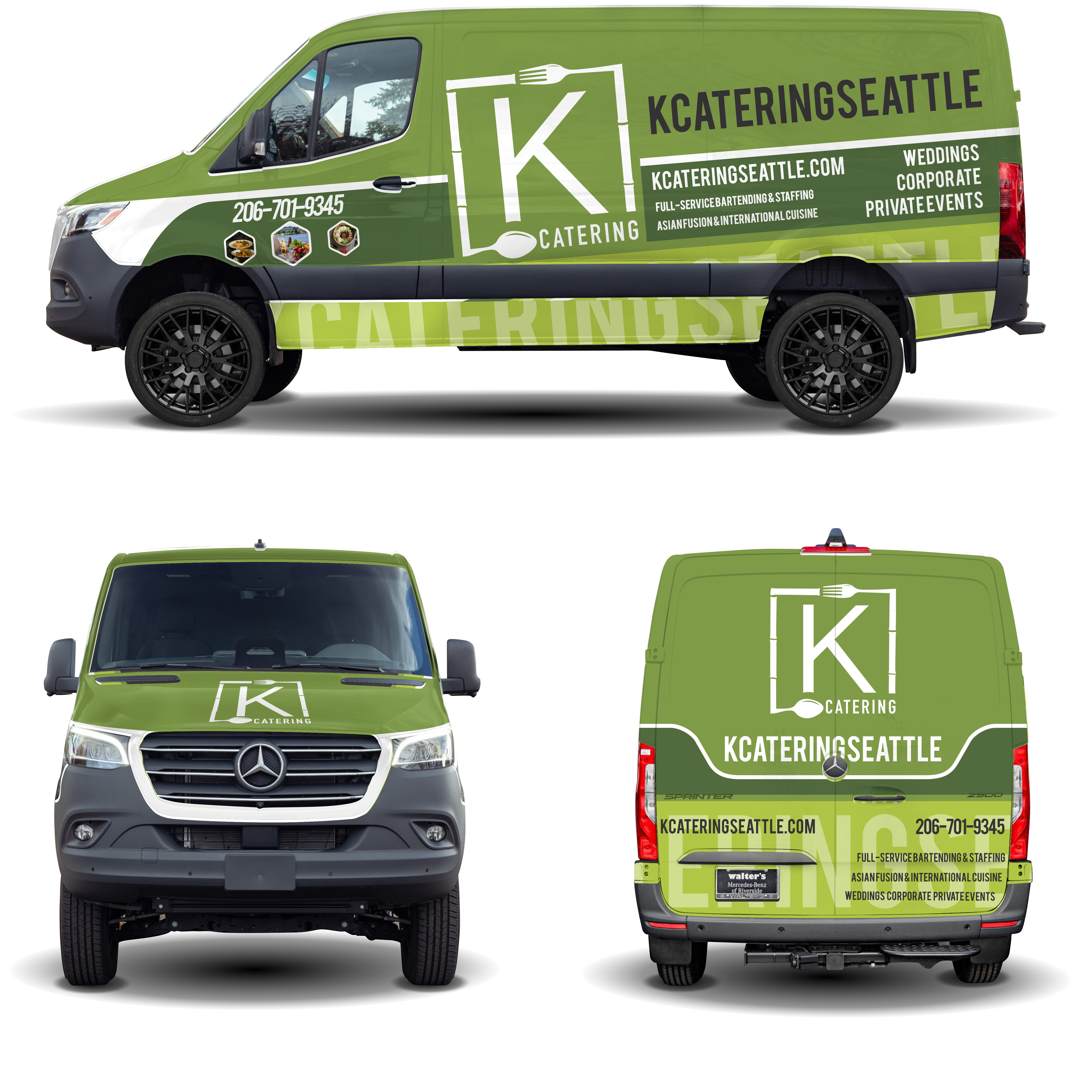 Diseño de Rotulación de Vehículo por Ferdyansyah para K Catering | Diseño #36115842