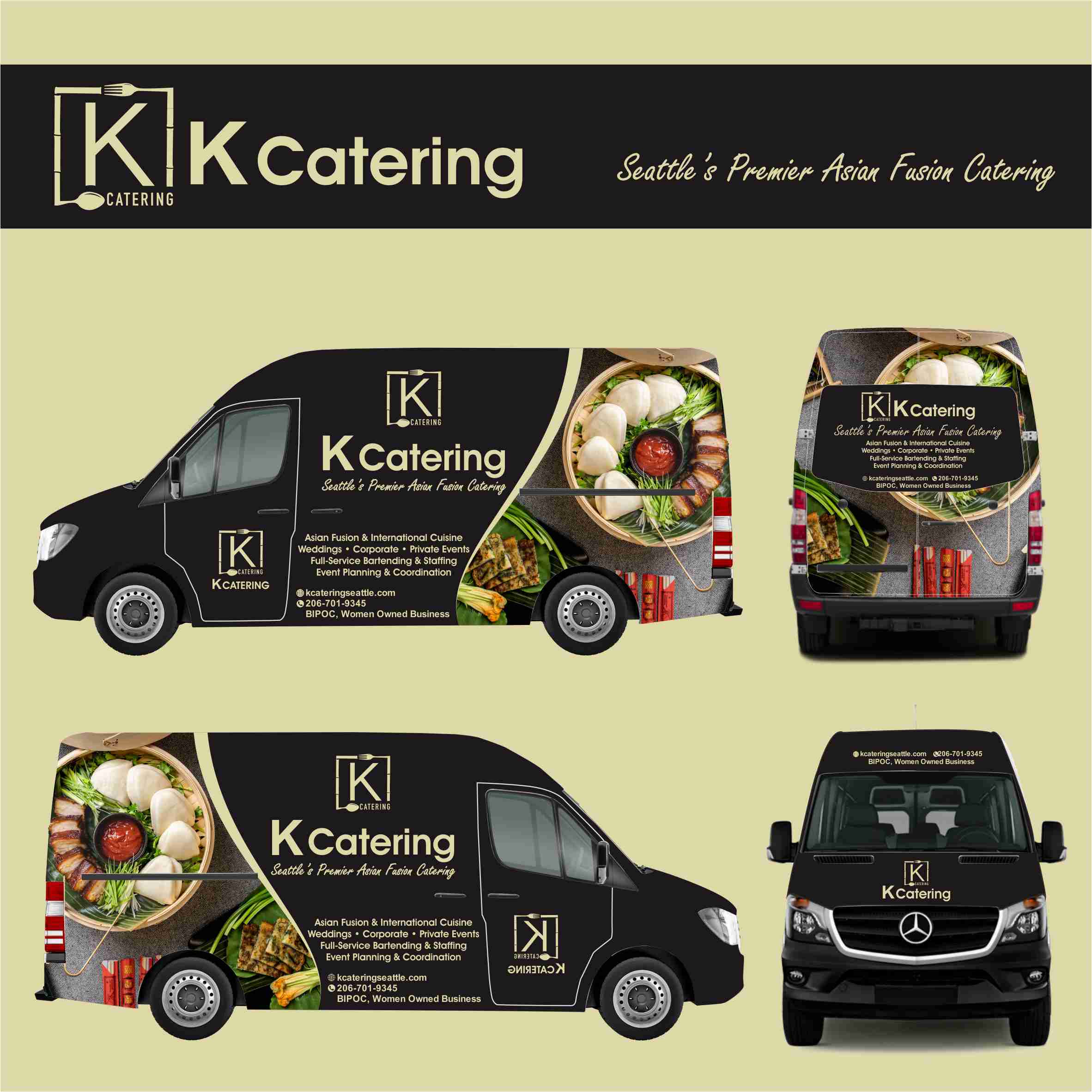 Car Wrap-Design von Mas Arief für K Catering | Design #36107748