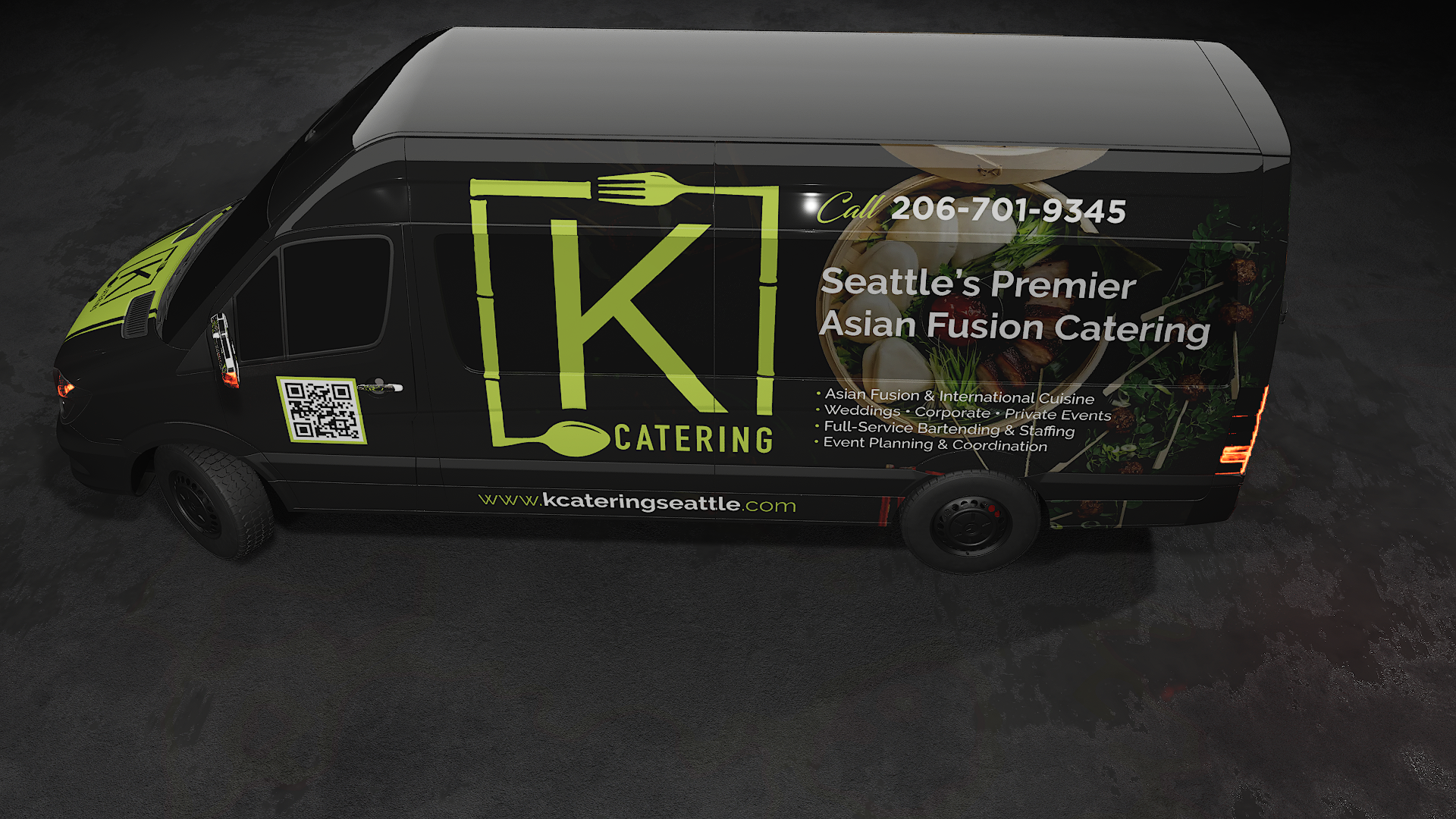 Diseño de Rotulación de Vehículo por VCreativeidea para K Catering | Diseño #36093717