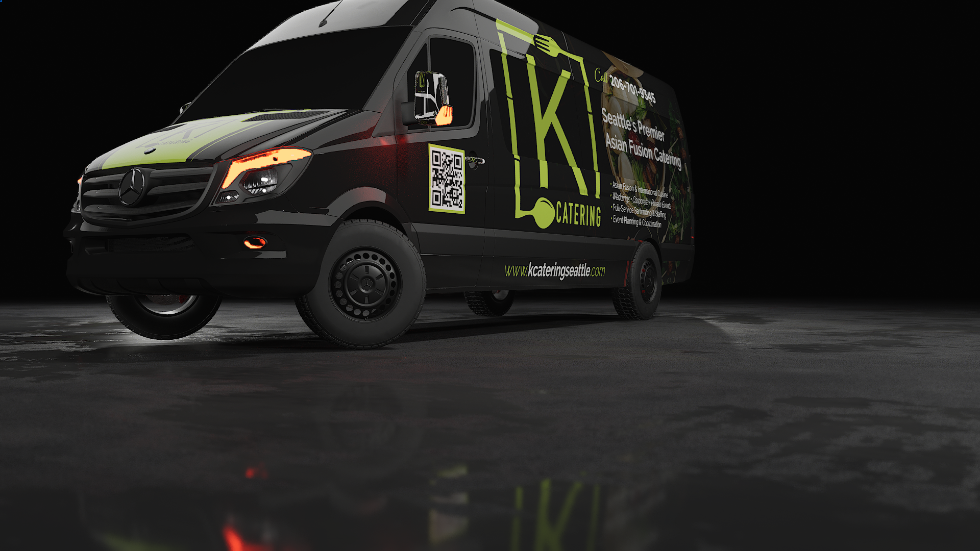 Diseño de Rotulación de Vehículo por VCreativeidea para K Catering | Diseño #36093723