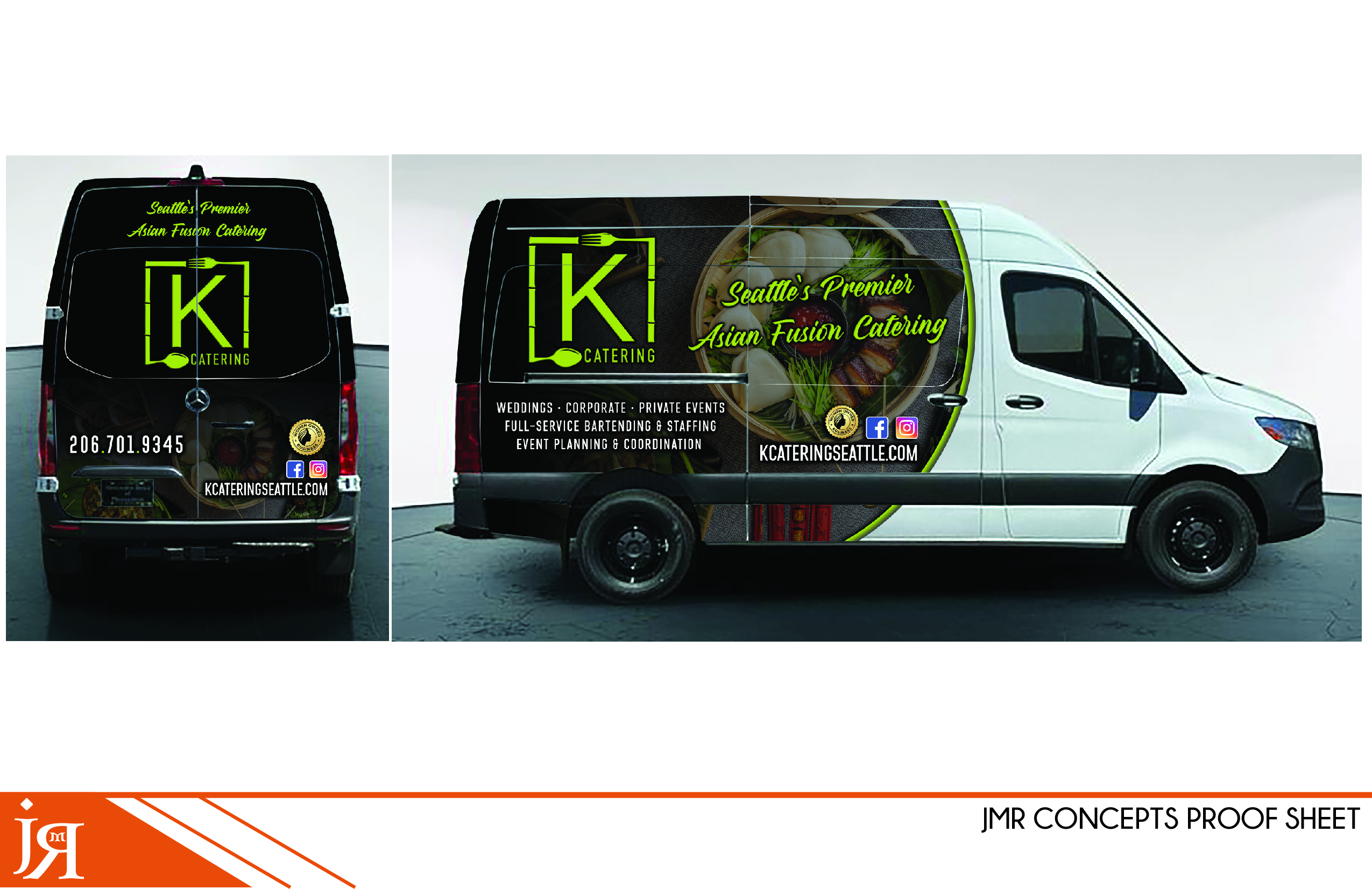 Car Wrap-Design von JMR Concepts für K Catering | Design #36120120