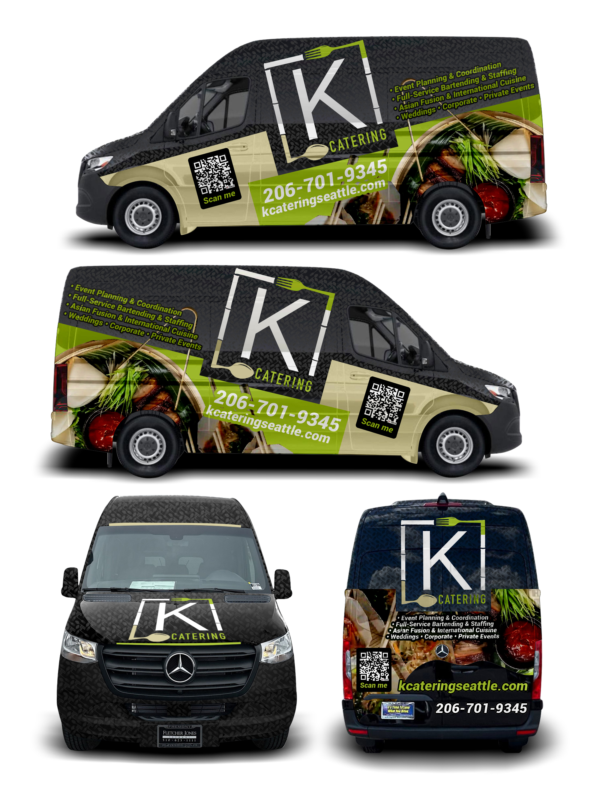 Car Wrap-Design von websmartusa für K Catering | Design #36116026