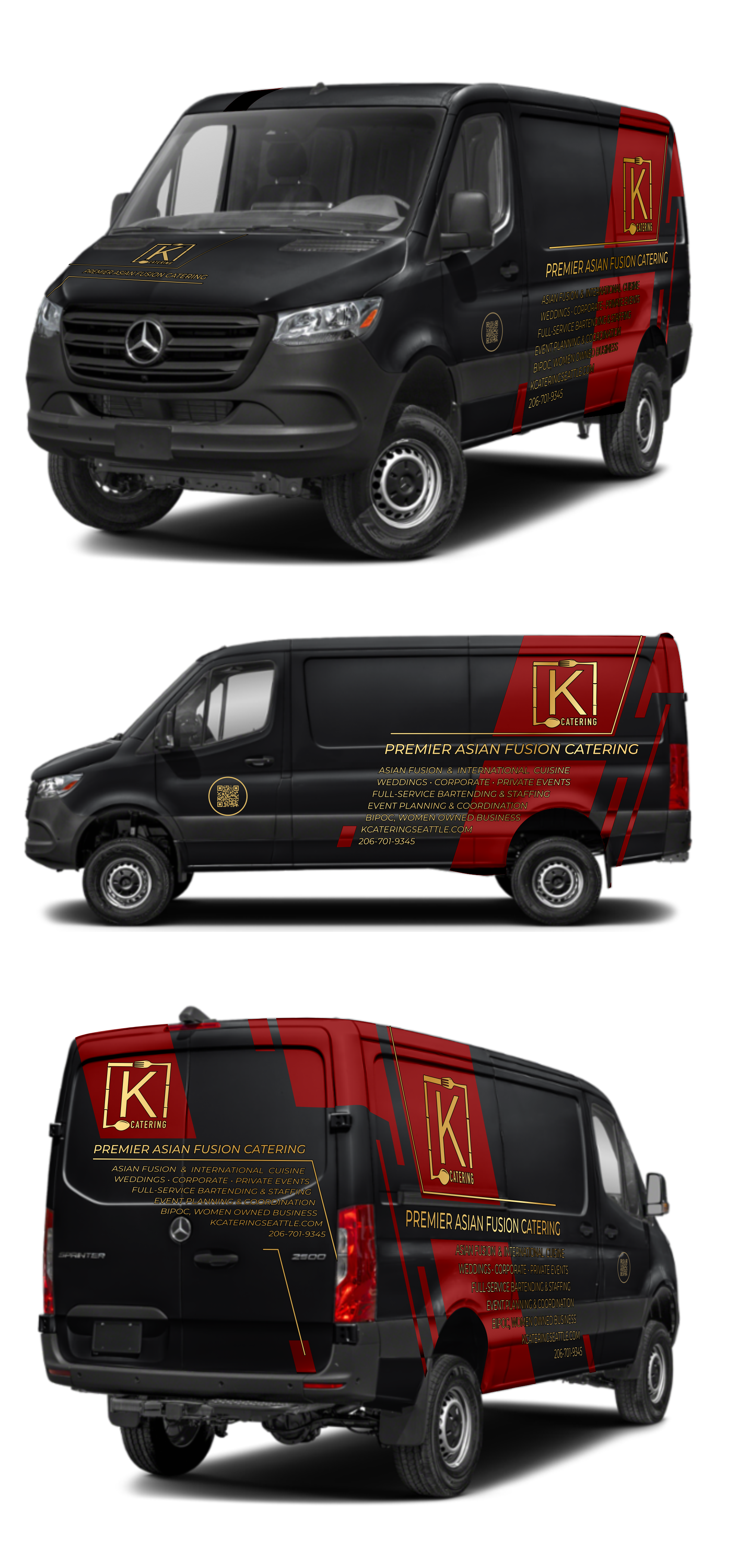 Diseño de Rotulación de Vehículo por kolevvp para K Catering | Diseño #36097118