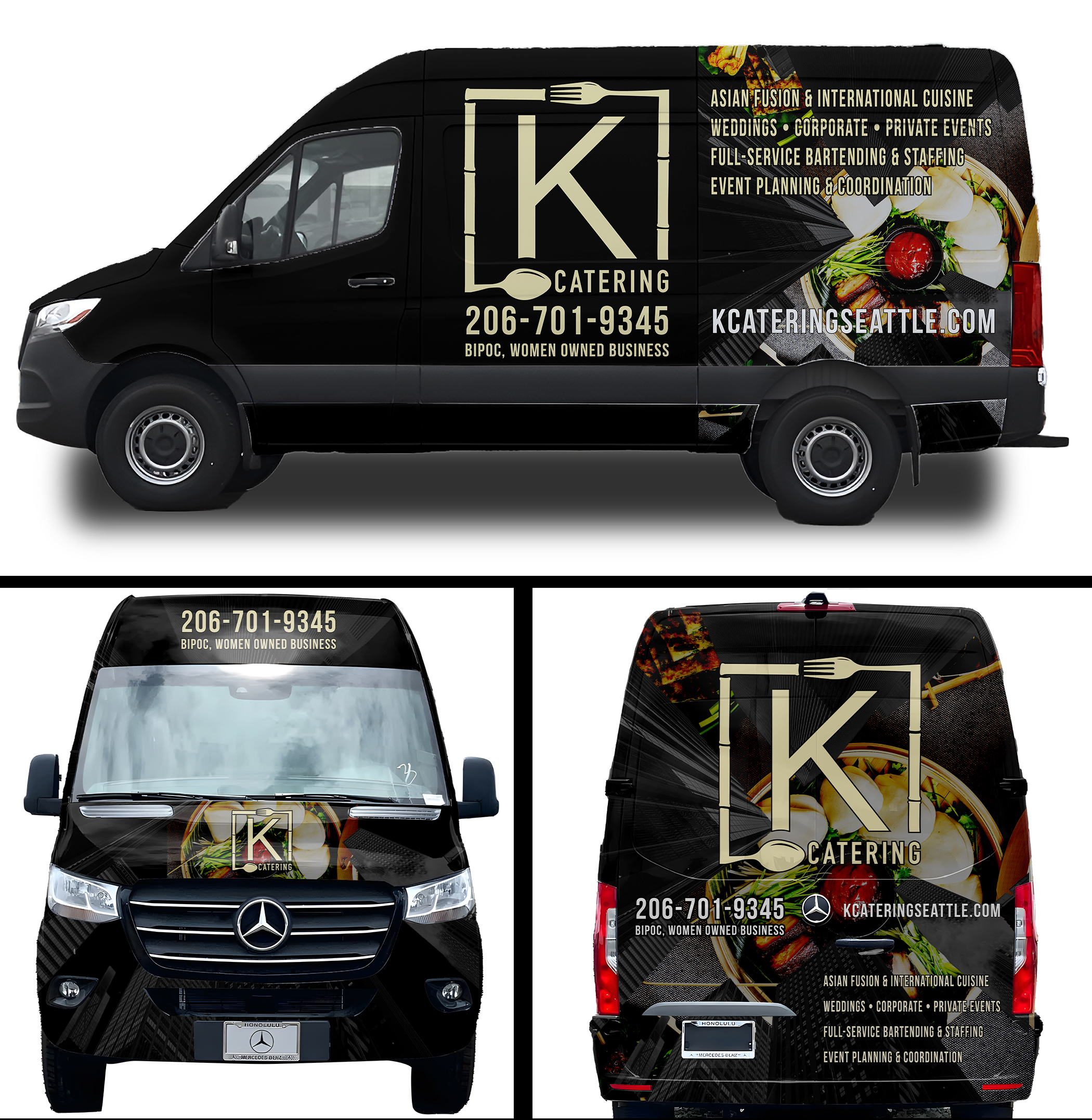 Car Wrap Design by aabirk09 for K Catering | Design #36125390