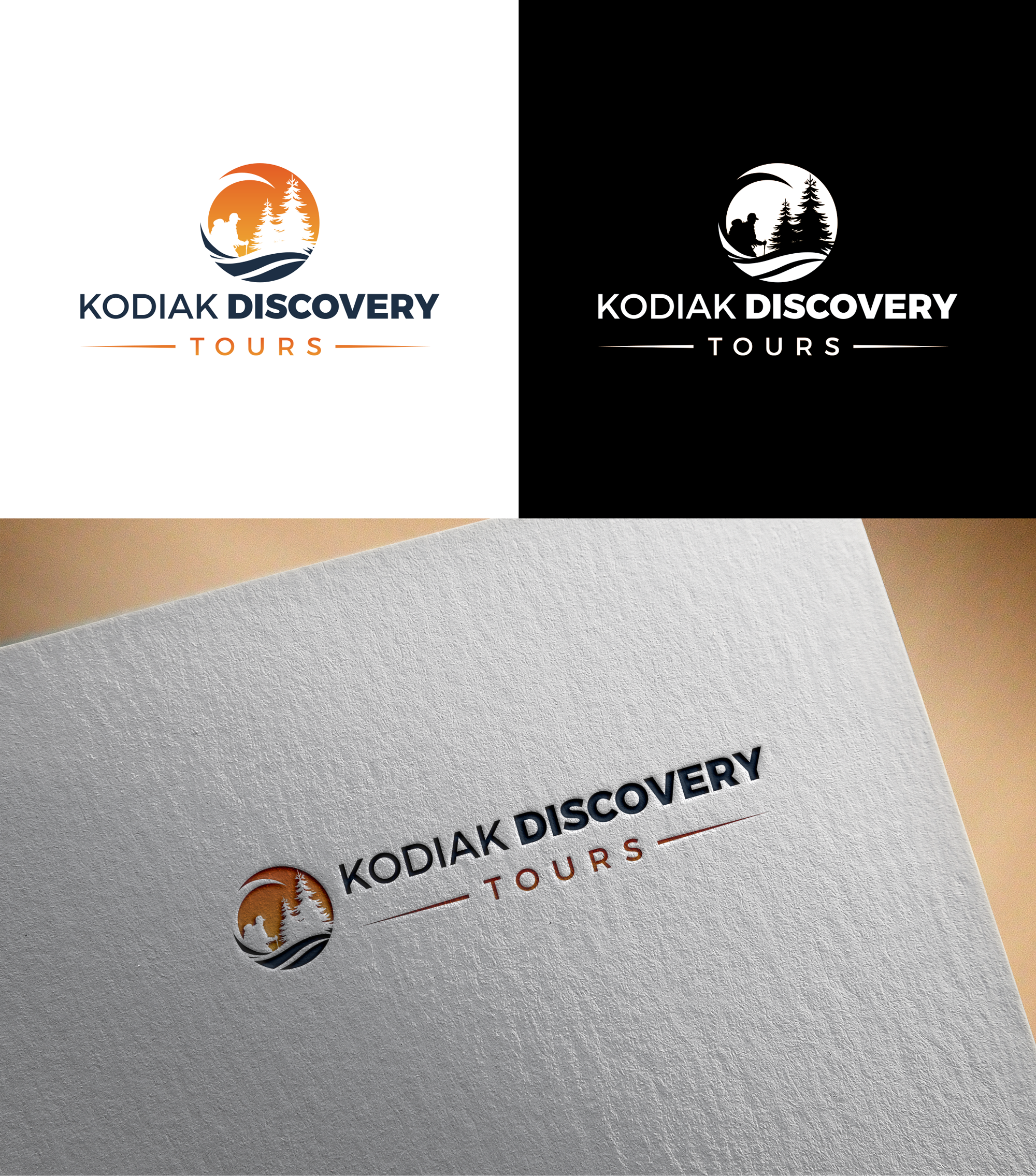 Logo Design by RA-bica for Kodiak Water Taxi and Transport | Design #36101358