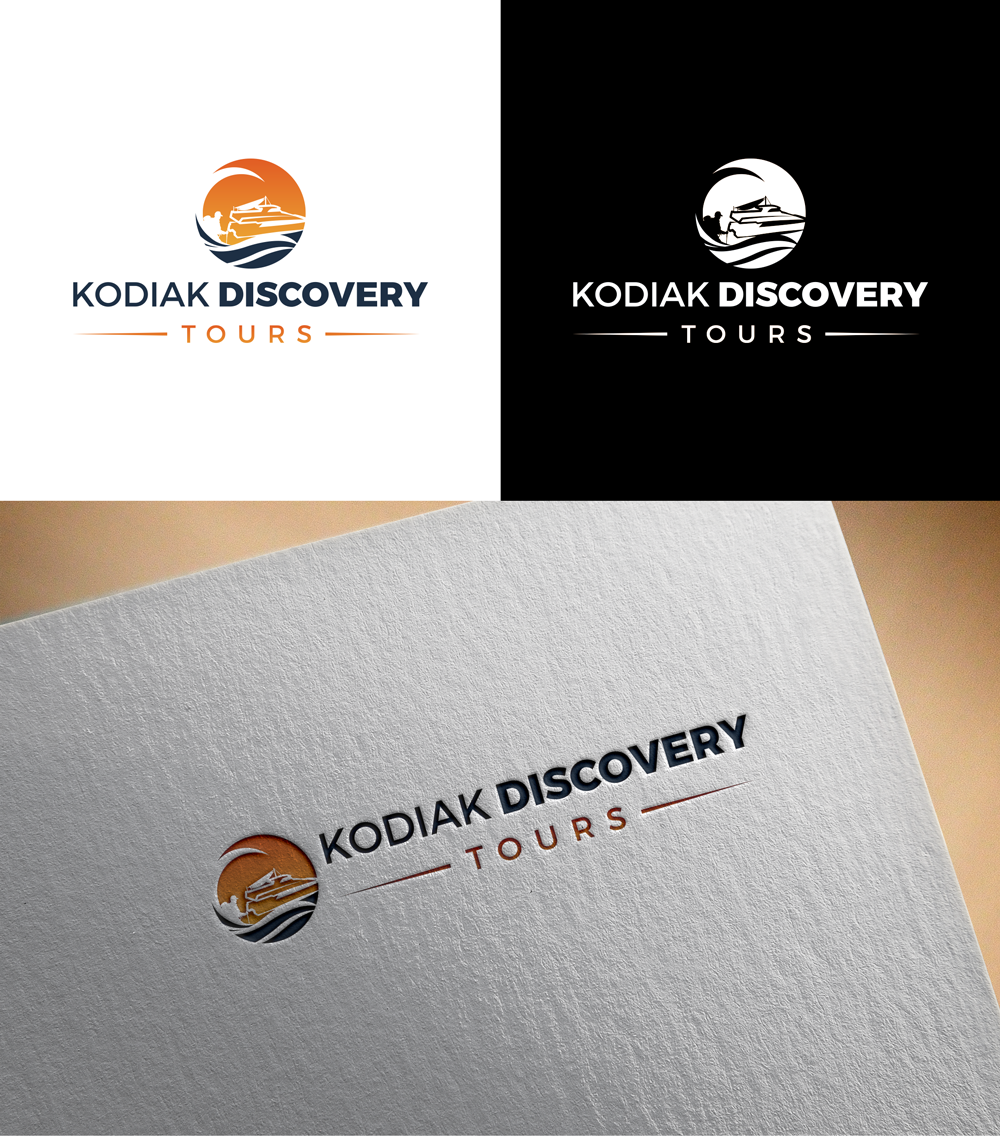 Logo Design by RA-bica for Kodiak Water Taxi and Transport | Design #36108458