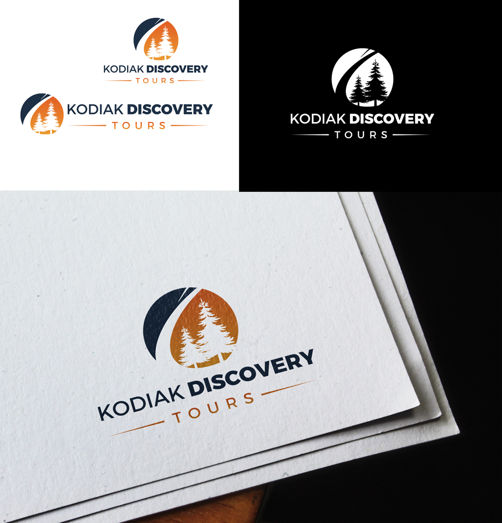 Logo Design by RA-bica for Kodiak Water Taxi and Transport | Design #36119445