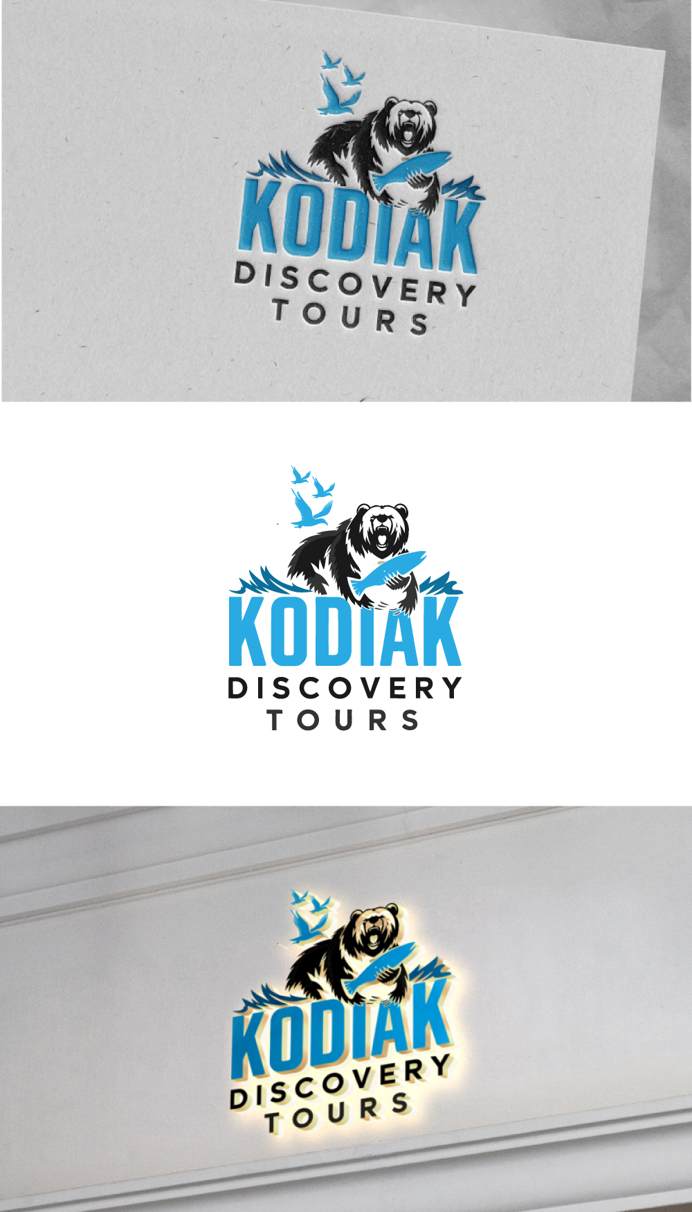 Logo Design by VectorForge for Kodiak Water Taxi and Transport | Design #36094179