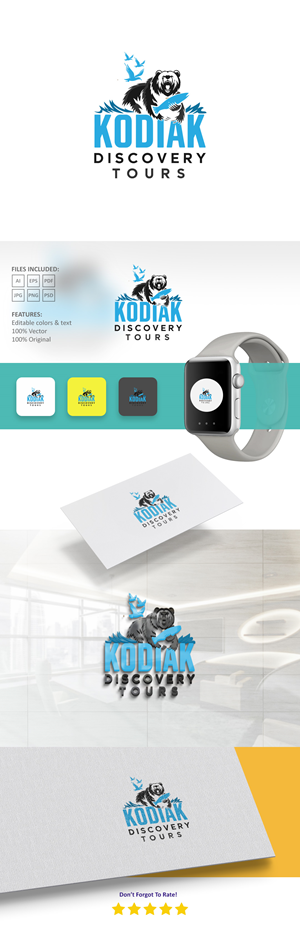 Logo Design by VectorForge for Kodiak Water Taxi and Transport | Design: #36094180