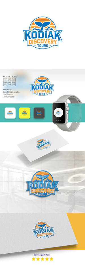 Logo Design by VectorForge for Kodiak Water Taxi and Transport | Design: #36094181